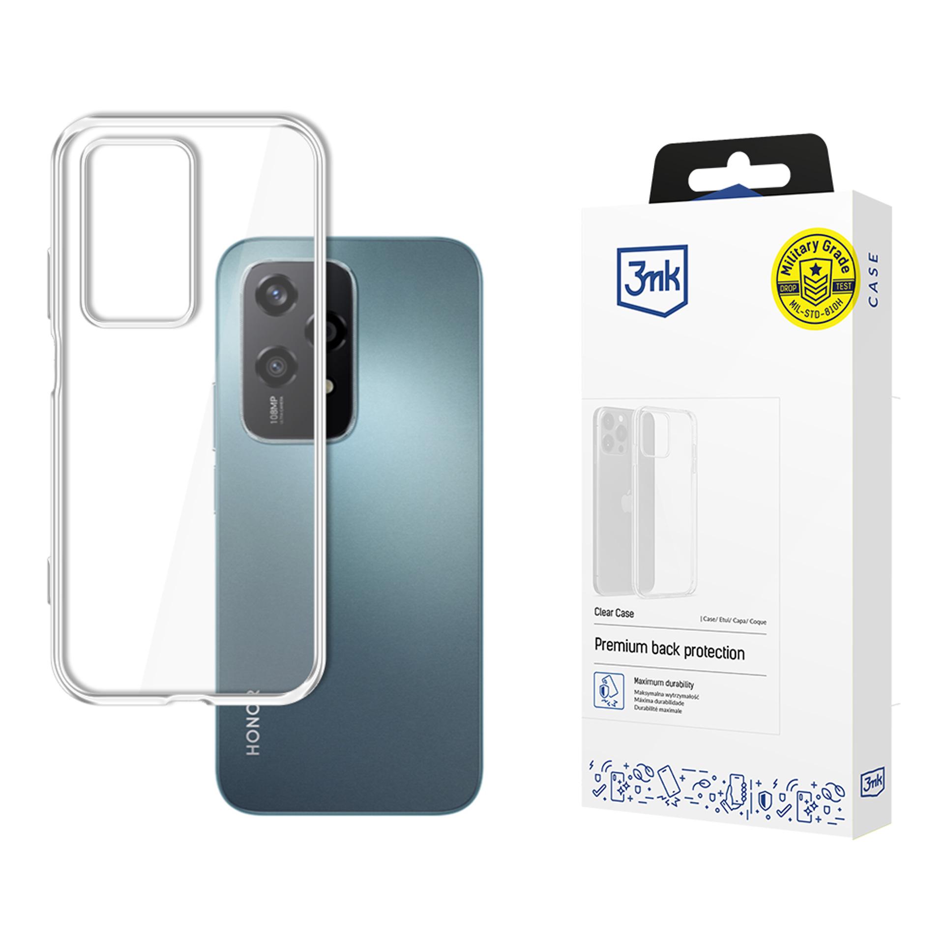 Silikonowe etui na Honor 200 Lite - 3mk Clear Case