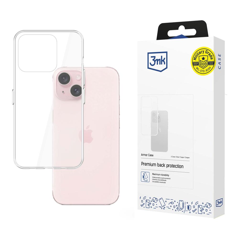 Armor case pro Apple iPhone 15 Plus, čirá