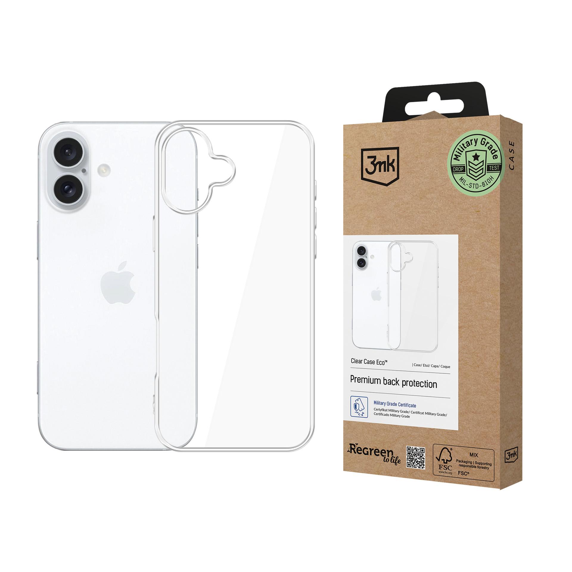 Clear Case Eco pro Apple iPhone 16