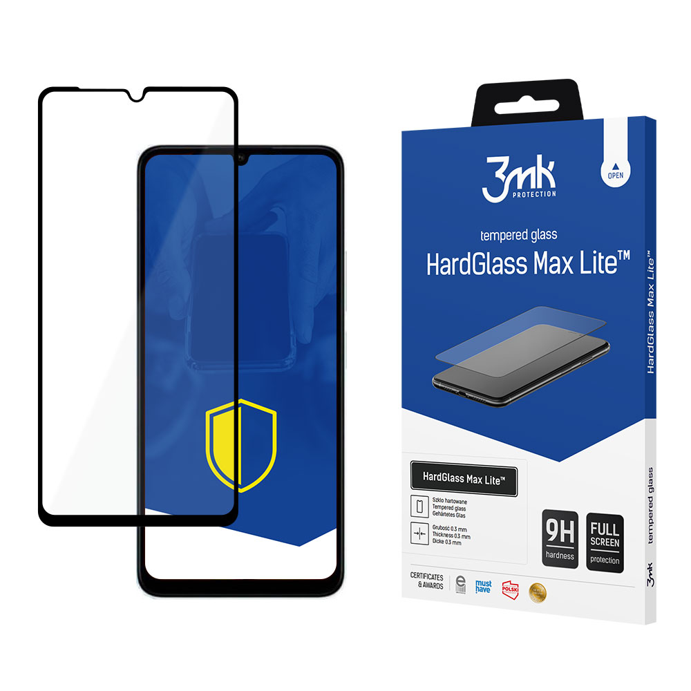 HardGlass Max Lite Black pro Redmi 13C/POCO C65