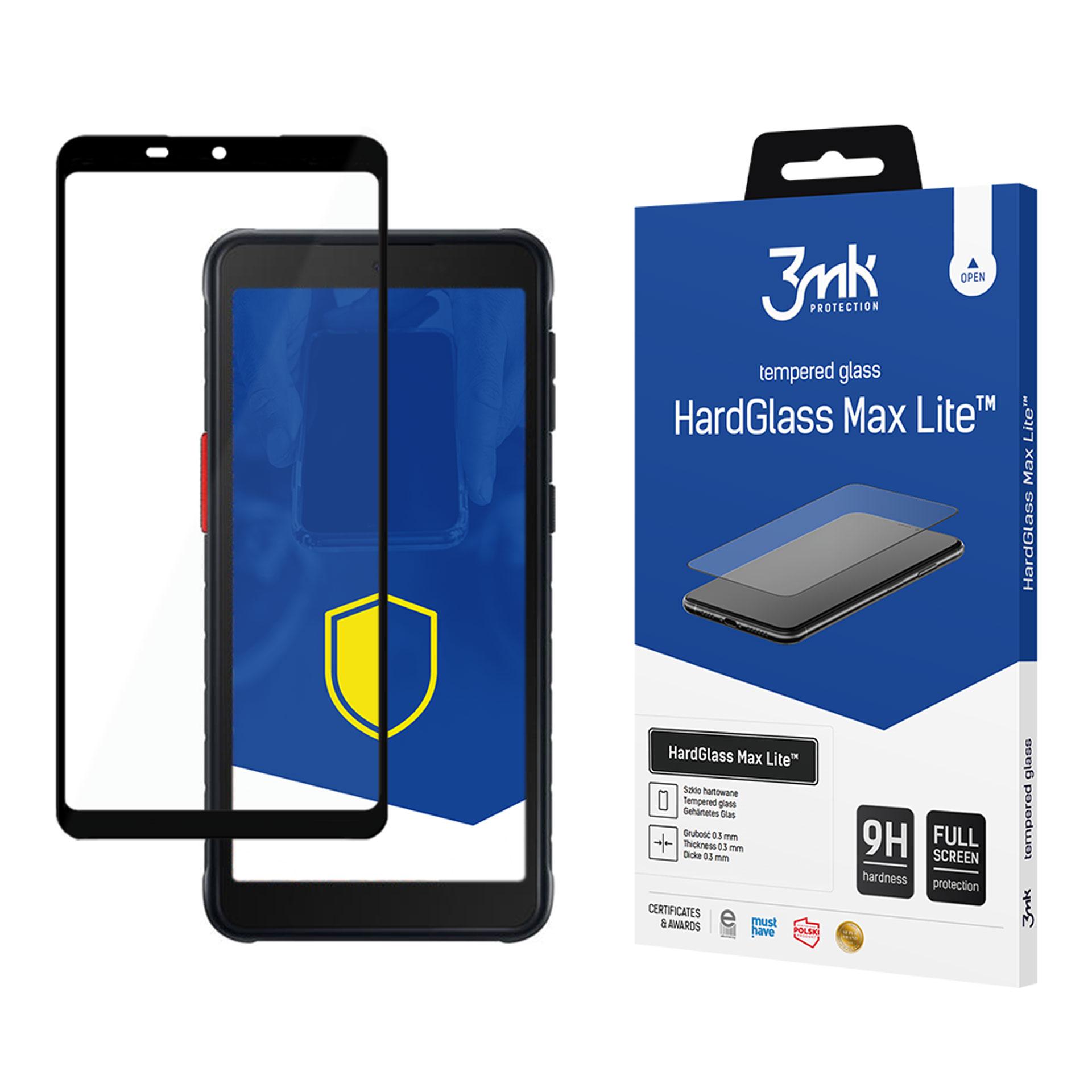 HardGlass Max Lite Black pro Samsung XCover 5 (SM-G525)