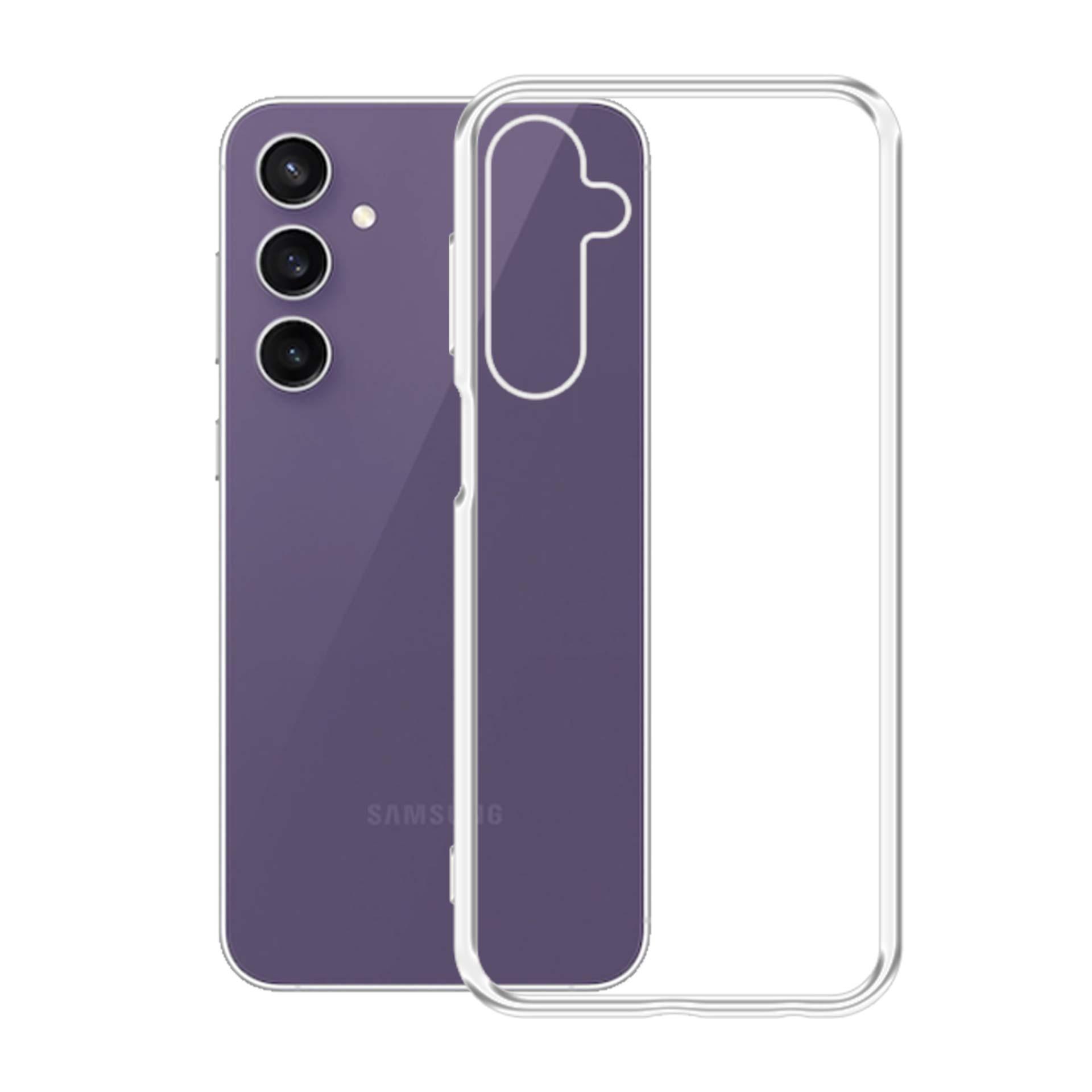 Silikonowe etui na Samsung Galaxy S24 FE - 3mk Clear Case