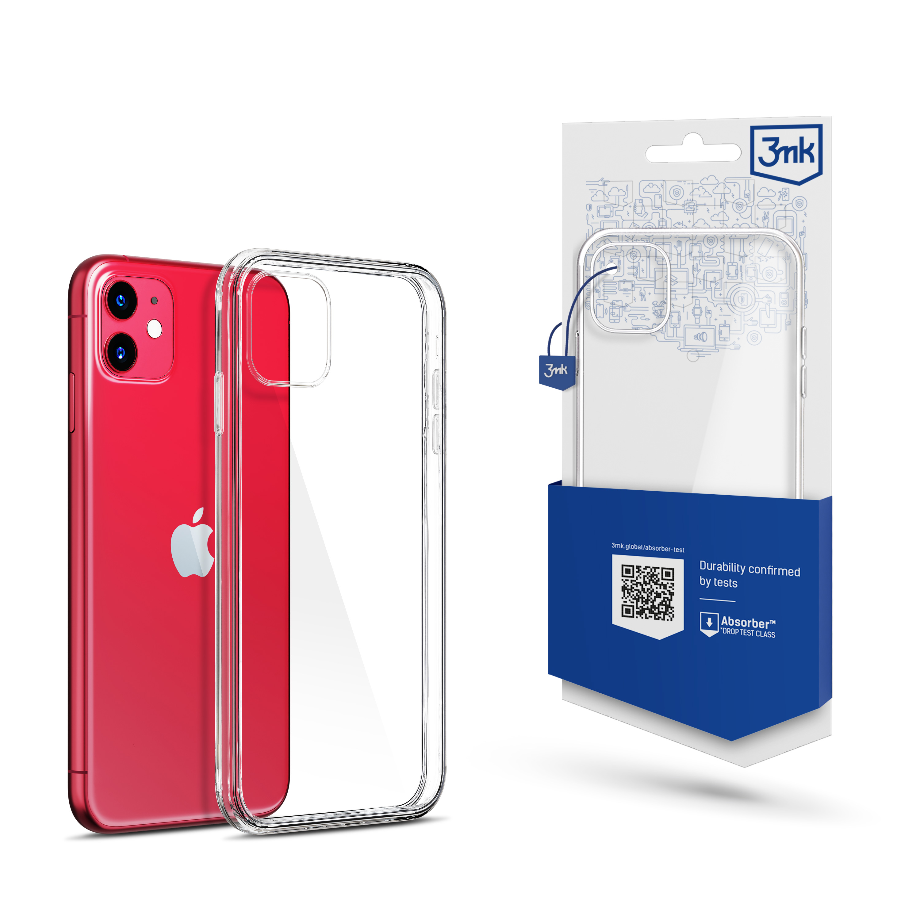 Clear Case pro Apple iPhone 11, čirá