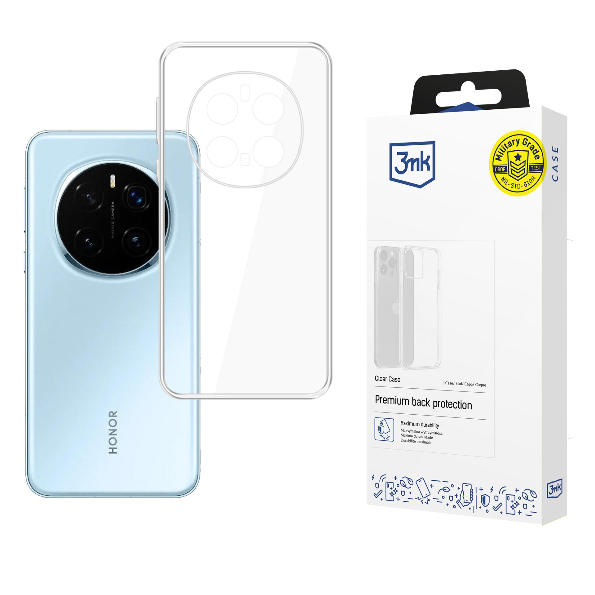 Silikonowe etui na Honor Magic 7 Pro - 3mk Clear Case