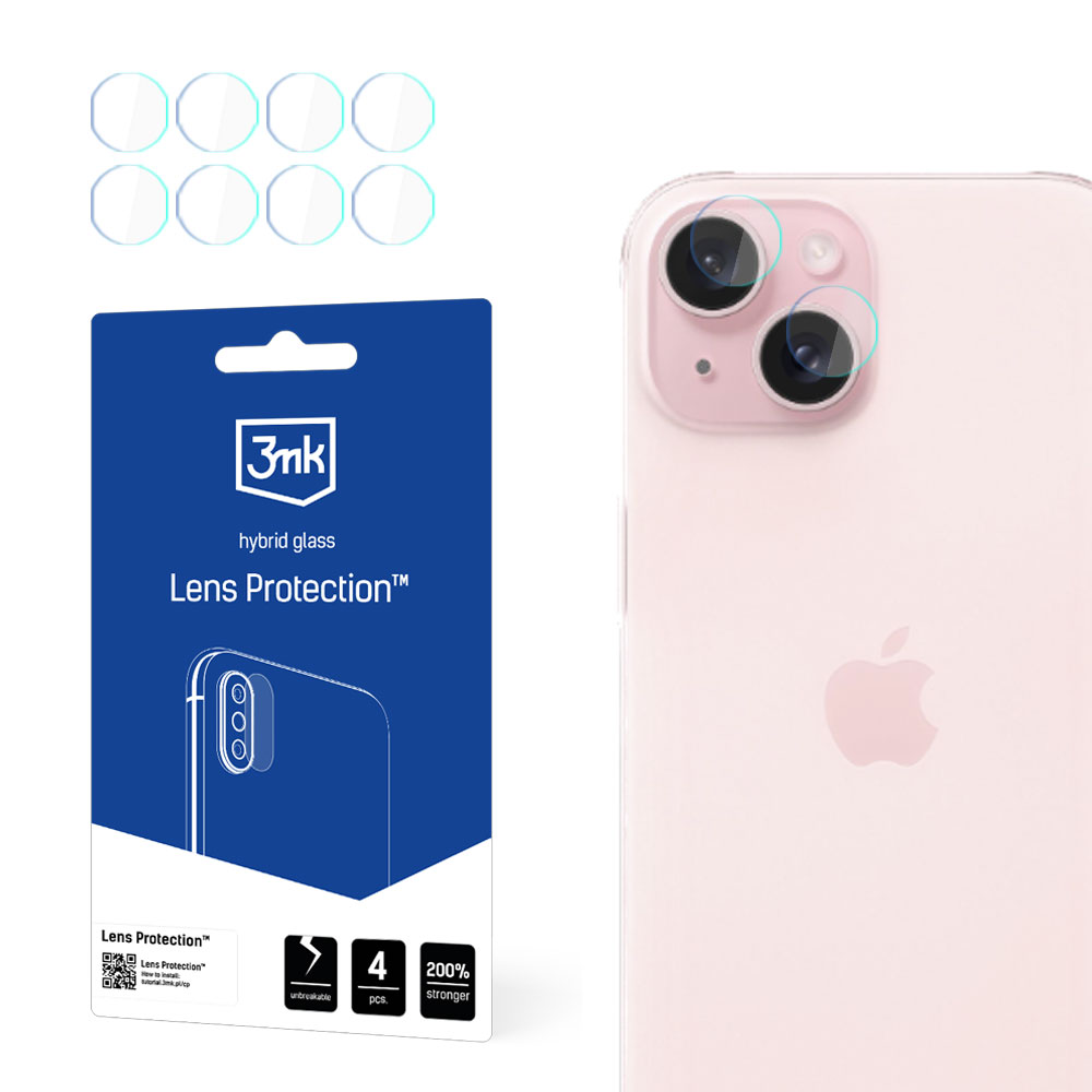 Lens Protection pro Apple iPhone 15 (4ks)