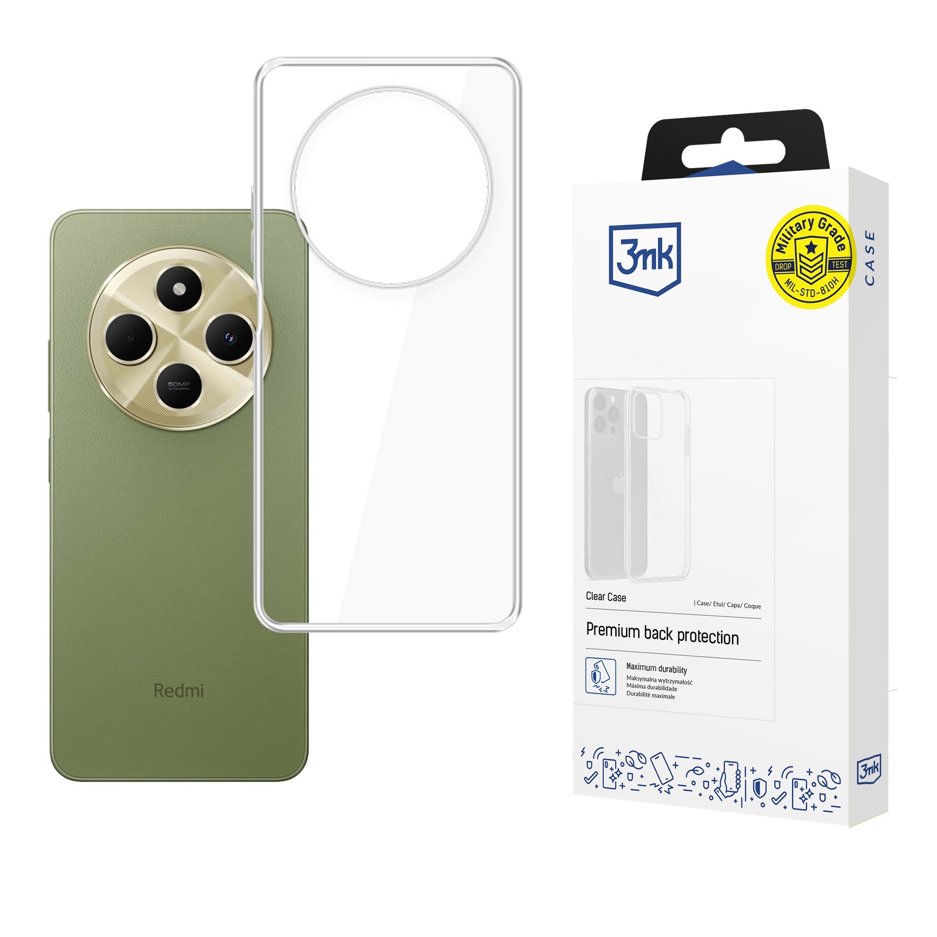 Silikonowe etui na Redmi 14C / Redmi A4 5G - 3mk Clear Case